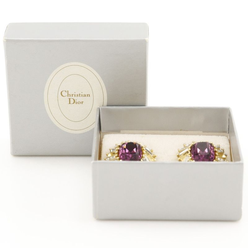 Dior Gold Plated 20.8 g Earrings — view 7