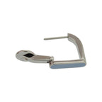Hermes Single Earrings Ettelier For One Ear Metal Lacquered — view 6