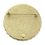 Chanel Brooch Pin Accessories Jewelry Circle Small Coco Mark GP Pink — view 9