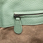 Bottega Veneta Intrecciato Roma Green Leather — view 8