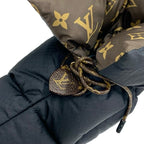 Louis Vuitton Pillow Line Monogram Boots Short Shoes Nylon Black Brown — view 9