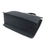 Saint Laurent Paris Rive Gauche N S Canvas Leather Tote Bag Dark Gray — view 4