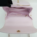 Chanel Business Affinity Pink Quilted Caviar Hand Shoulder Bag — view 6