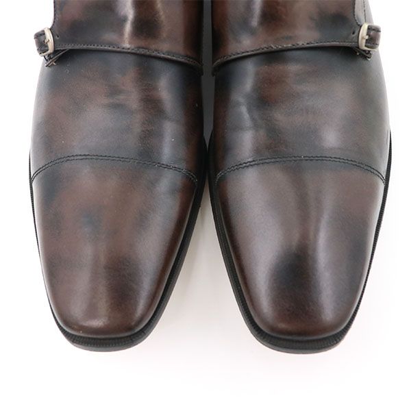 Louis Vuitton Double Monk Strap Shoes Business Size 8 Leather — view 2