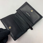 Saint Laurent Leather YSL Black Wallet Bifold — view 4