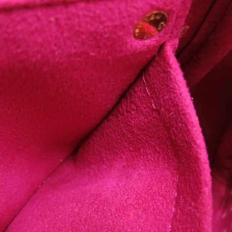 Louis Vuitton Monogram Perfo Pochette Accessoire Fuchsia Handbag Pouch — view 7