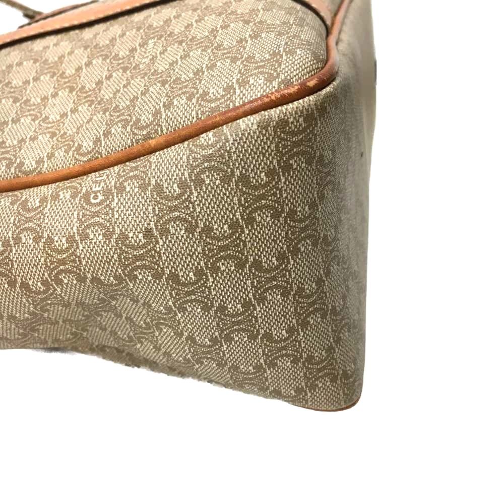 Celine Macadam Pattern Leather Bag Brown — view 4