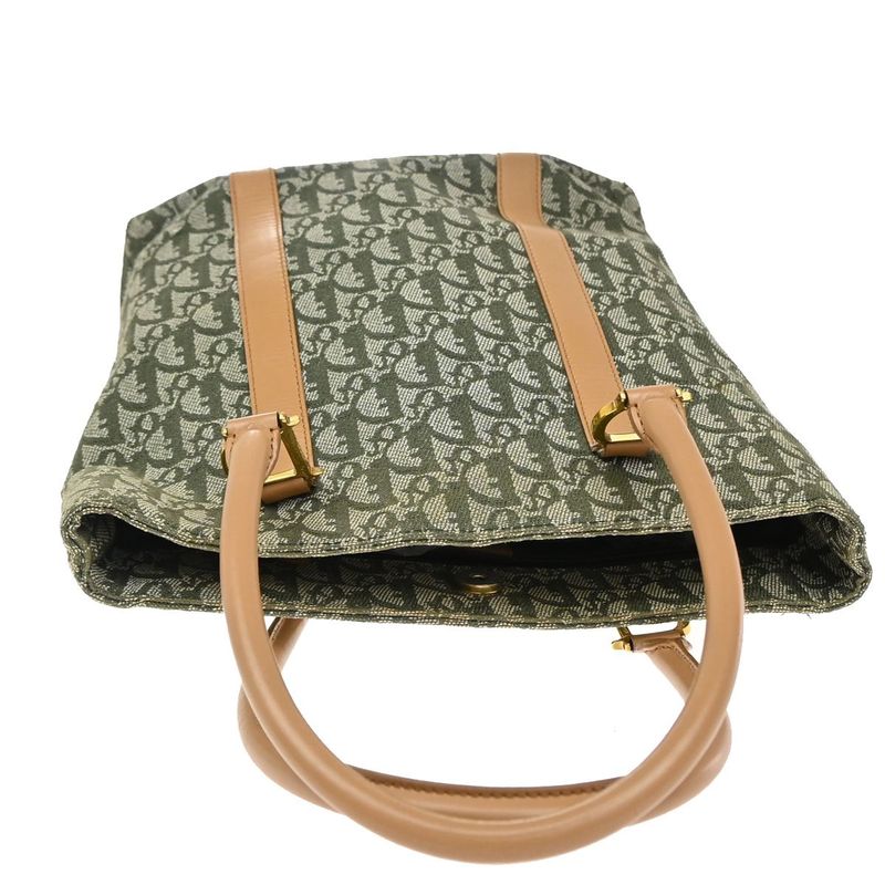 Christian Dior Shoulder Tote Leather Canvas 85 Kb001 — view 5
