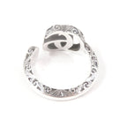 Gucci Arabesque Key Motif GG Logo Ring Silver SV 925 15 — view 3