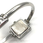 Gucci Square Quartz Silver Dial Bangle Watch — view 3