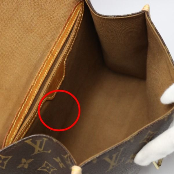 Louis Vuitton Monogram Bel Air Handbag Brown — view 8
