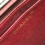 Chanel Quilted Big CC Logo Chain Shoulder Bag Black — view 9