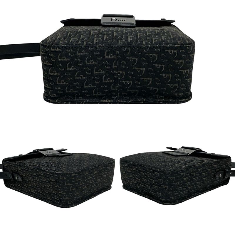 Christian Dior Street Chic Trotter Pattern Logo Hardware Leather