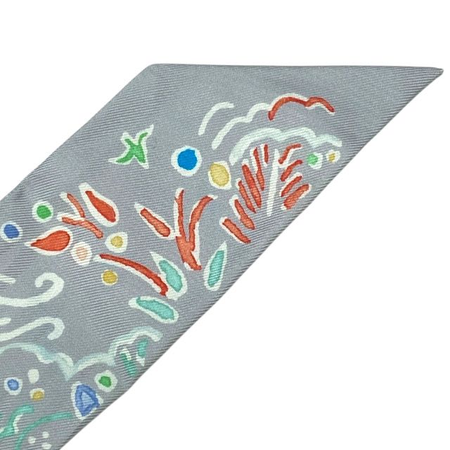 Hermes Scarf Twillye Isola Di Primavera Spring Island Accessories Silk — view 5