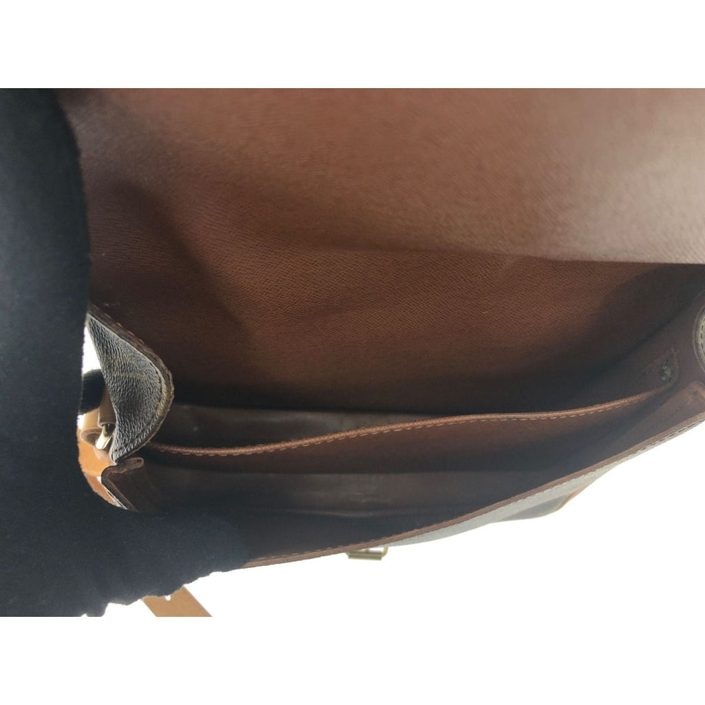 Louis Vuitton Shoulder Bag Monogram Cartesier Crossbody Brown — view 5