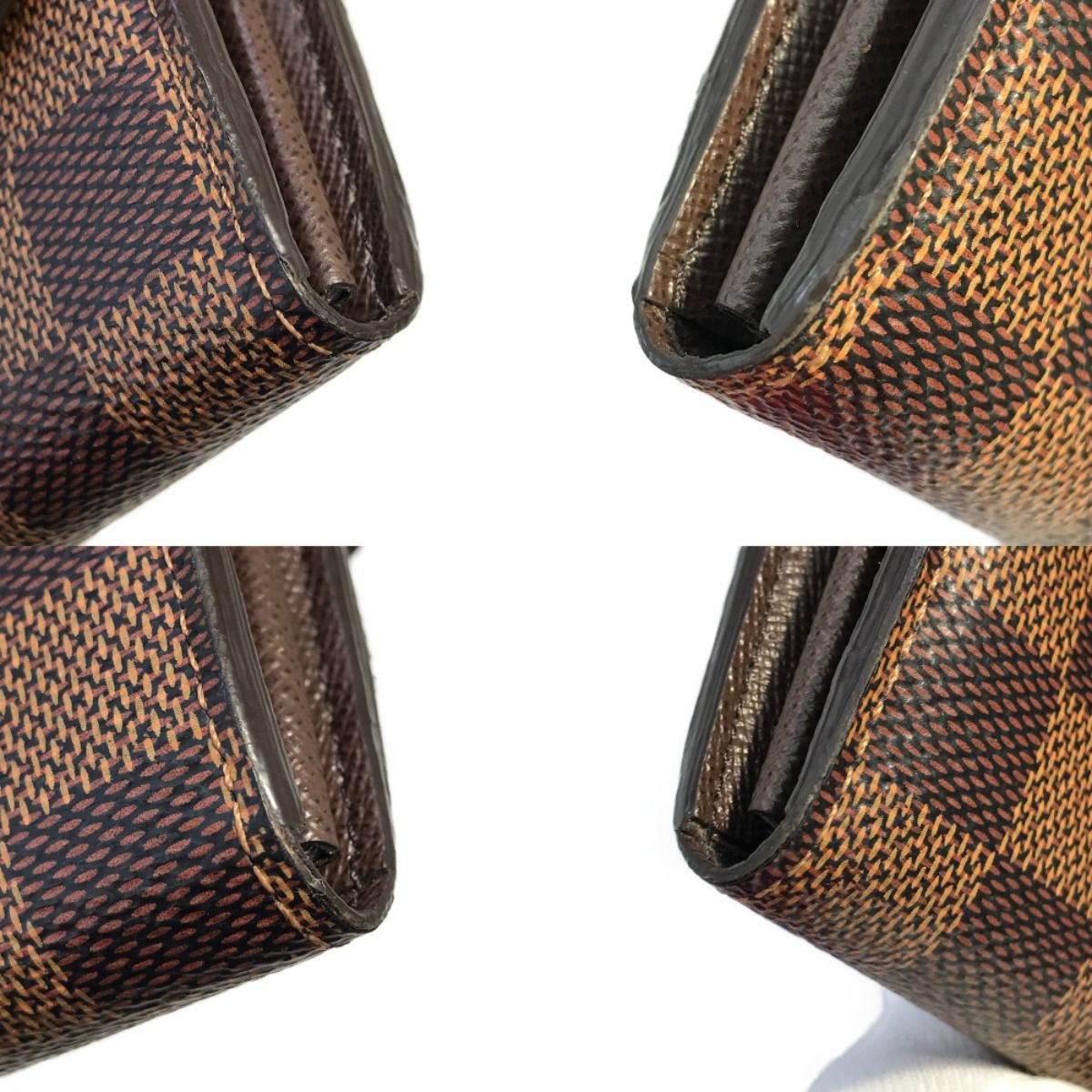 Louis Vuitton Long Wallet Portefeuille Sarah Damier Ebene Pocket — view 8