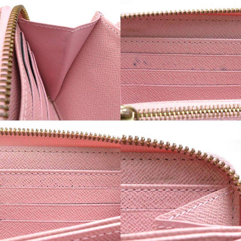 Louis Vuitton Round Zipper Long Wallet Damier Azur Zippy — view 9