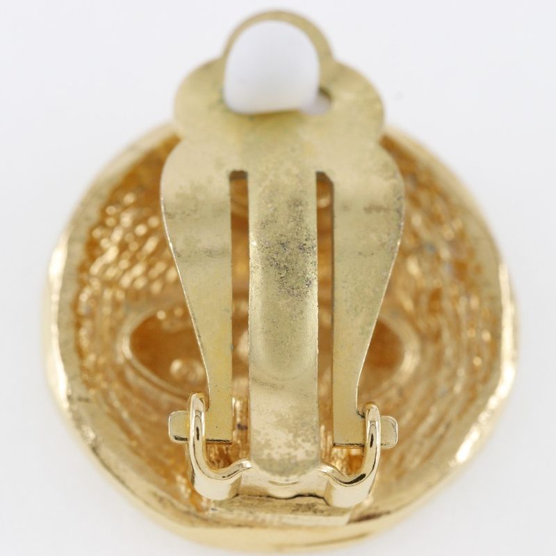 Chanel 31 rue Cambon Vintage Gold Plated 10.2 g Earrings — view 8