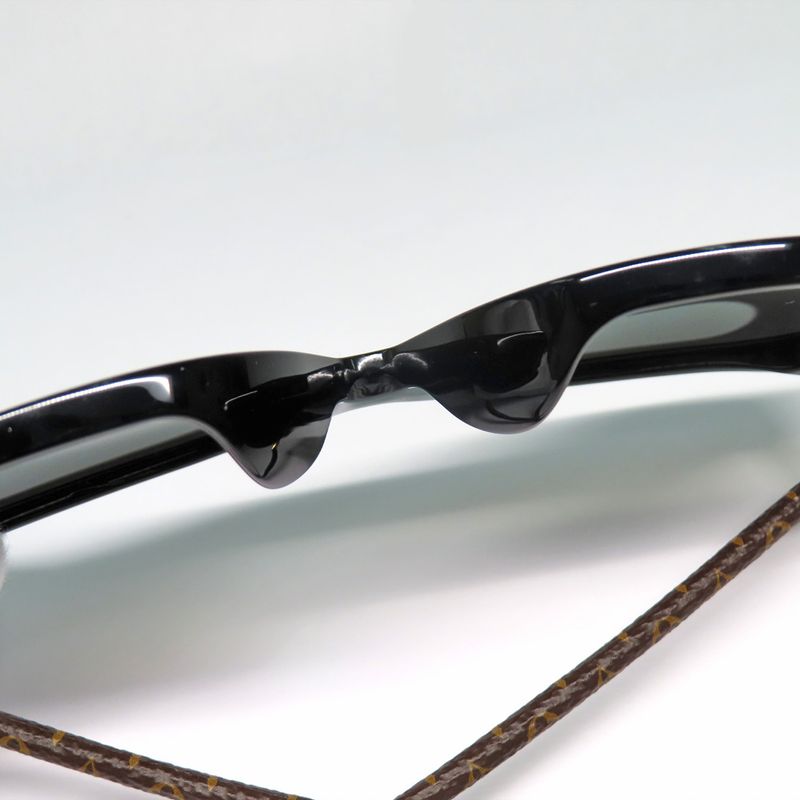 Louis Vuitton Sunglasses Fast Round Z1710 E Monogram Black — view 6