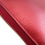 Gucci Heart Interlocking Leather Red Round Zipper Long Wallet 1346 — view 4