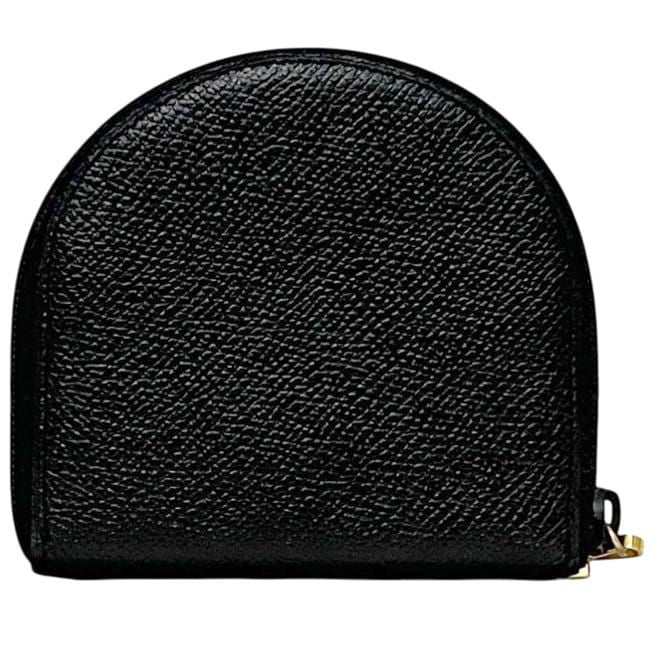 Yves Saint Laurent Coin Case Black Purse Leather — view 2