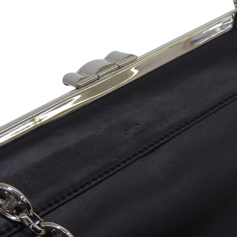 Celine Triomphe Vintage Chain Boch Shoulder Bag — view 5