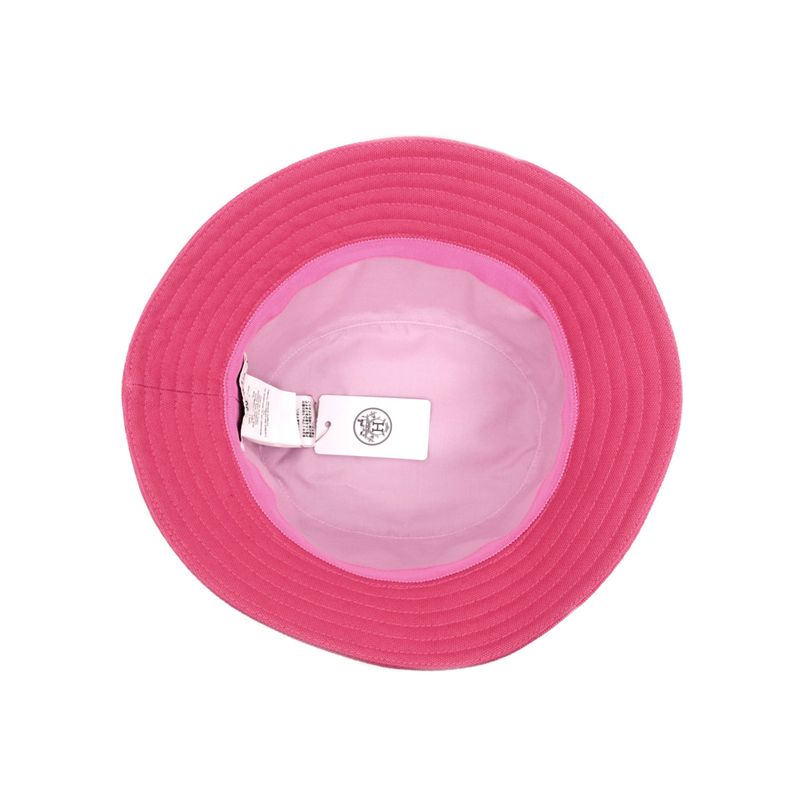 Hermes Fred Bucket Hat Pink Red Size 58 Apparel — view 6