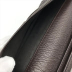 Gucci Geki Interlocking Sherry Line Leather Trifold Wallet Brown — view 8