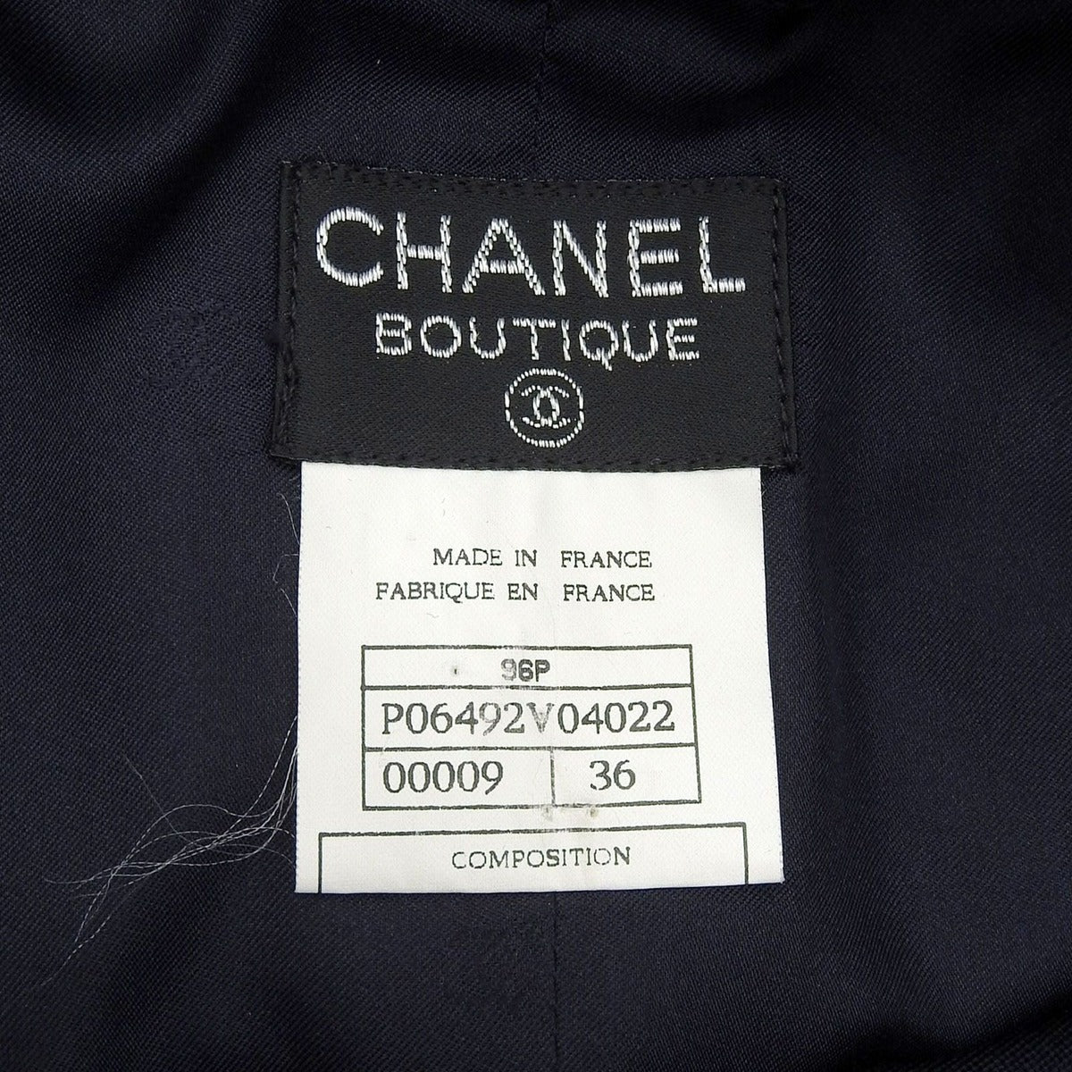 Chanel 96 P 100% Wool Silk — view 5