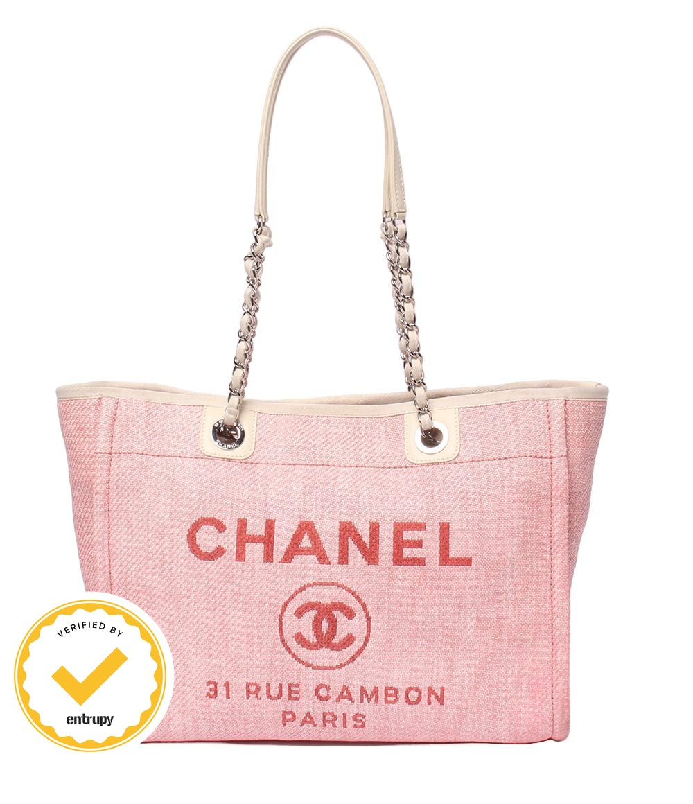 Chanel Tote Shoulder Bag Silver