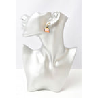 Hermes Earrings Fusion Amulet Maroquinier Buffalo Horn Cadenas Kelly — view 2