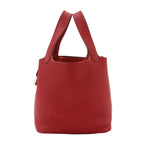 Hermes Picotin Lock PM Hand Bag Taurillon Clemence Silver