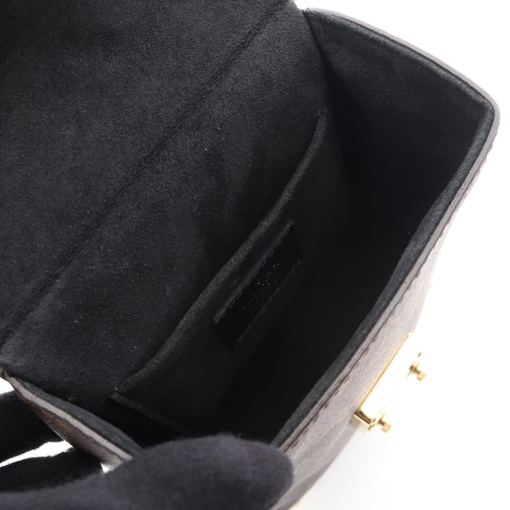 Louis Vuitton Handbag Camera Box Noir Black Canvas Leather — view 3
