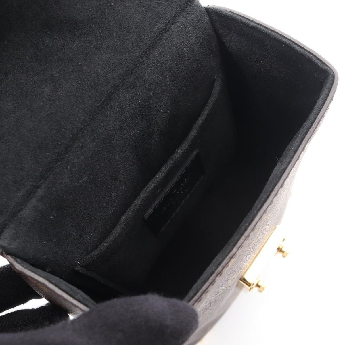 Louis Vuitton Handbag Camera Box Noir Black Canvas Leather — view 3