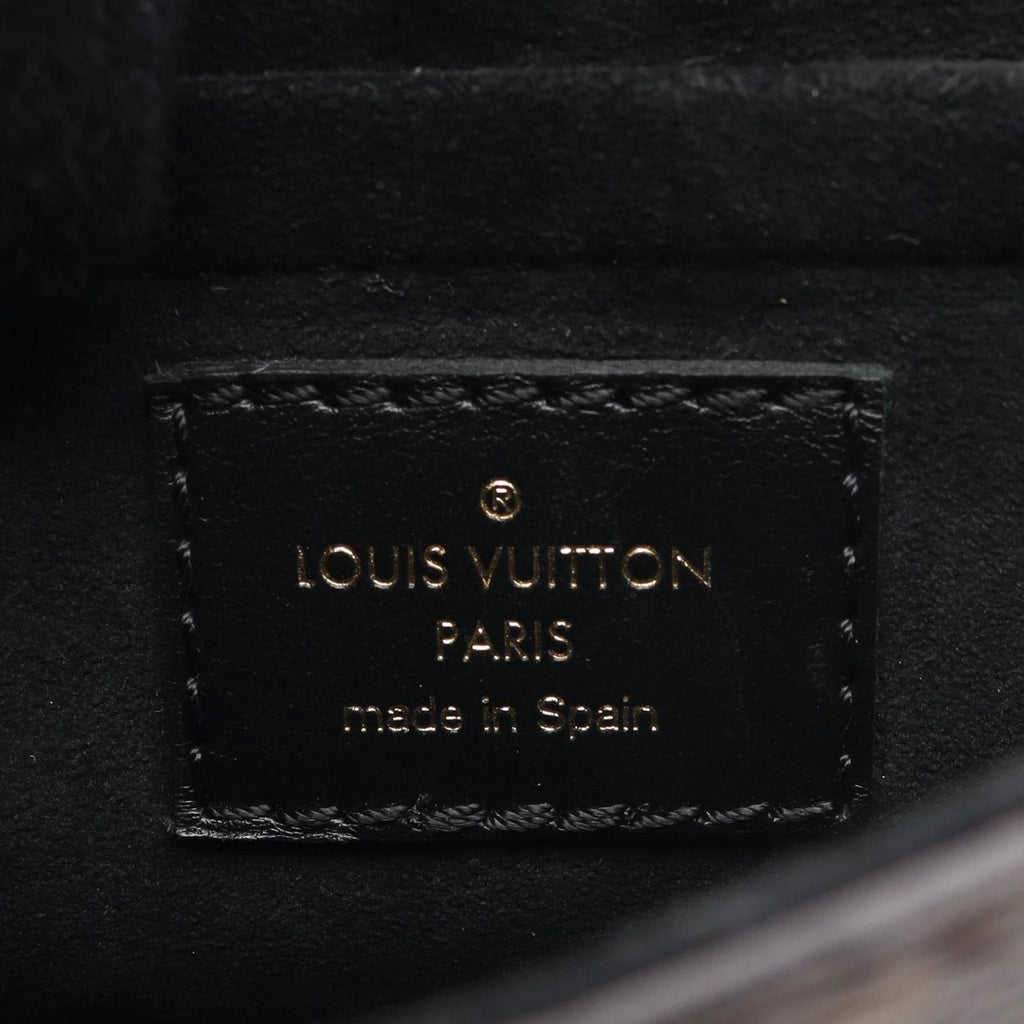 Louis Vuitton Handbag Camera Box Noir Black Canvas Leather — view 4