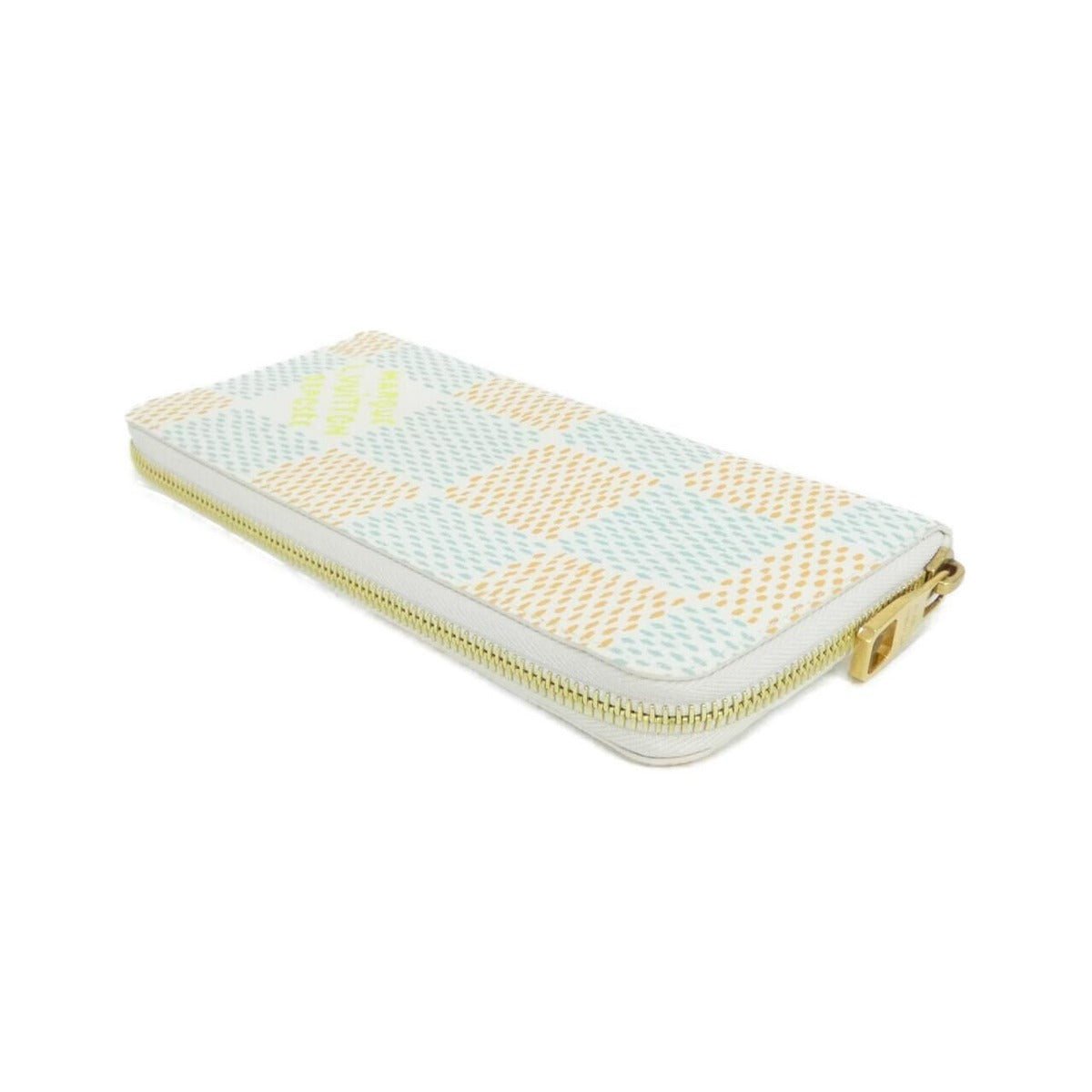 Louis Vuitton Damier Heritage Zippy Wallet Vertical Blanc — view 3