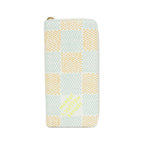 Louis Vuitton Damier Heritage Zippy Wallet Vertical Blanc