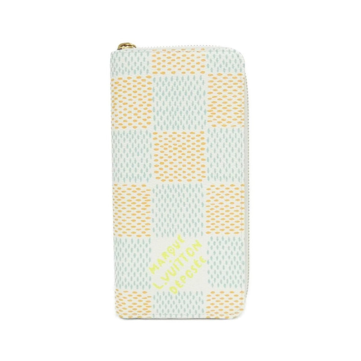 Louis Vuitton Damier Heritage Zippy Wallet Vertical Blanc