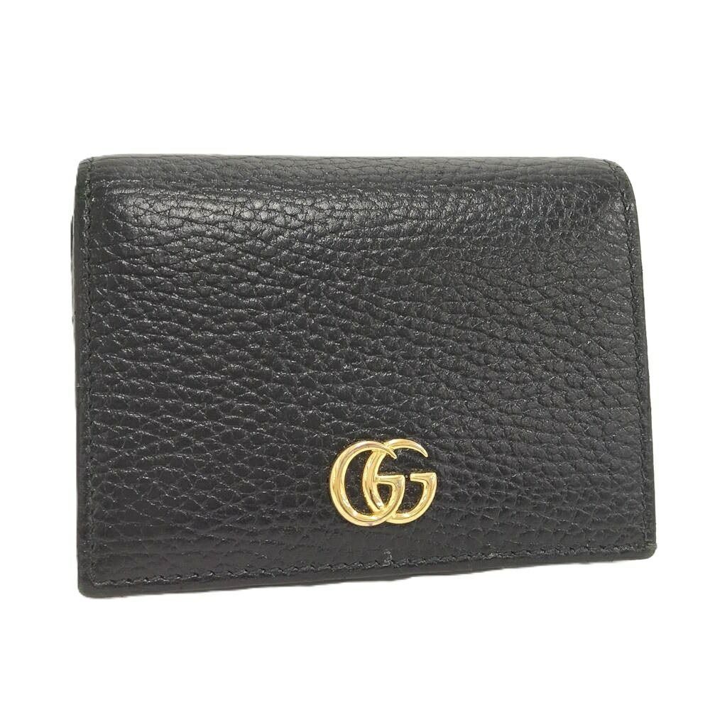 Gucci GG Marmont Bifold Wallet Leather Black