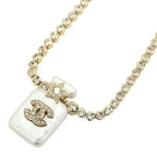 Chanel Constellation Crystal Embellished Gold/Silver Necklace — view 2