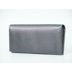 Prada Saffiano Leather Long Wallet Silver 2 M0836 — view 2