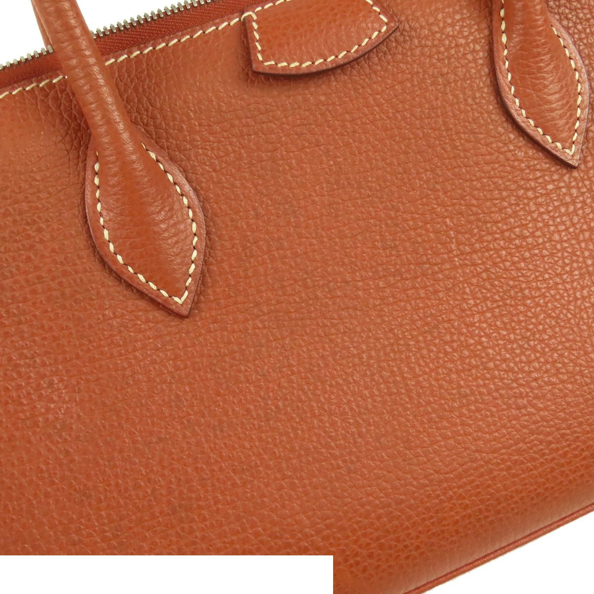 Hermes Paris Bombay 27 Brick Silver Ardennes Handbag — view 6