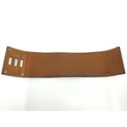 Hermes Bangle Kerry Dog Extreme Leather Plated Black Silver — view 7