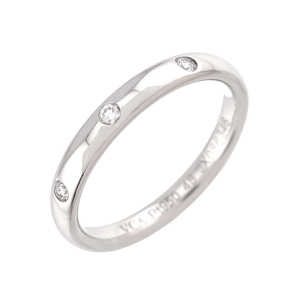Van Cleef & Arpels Tandormont Etoile 48 Ring Diamond Pt Platinum