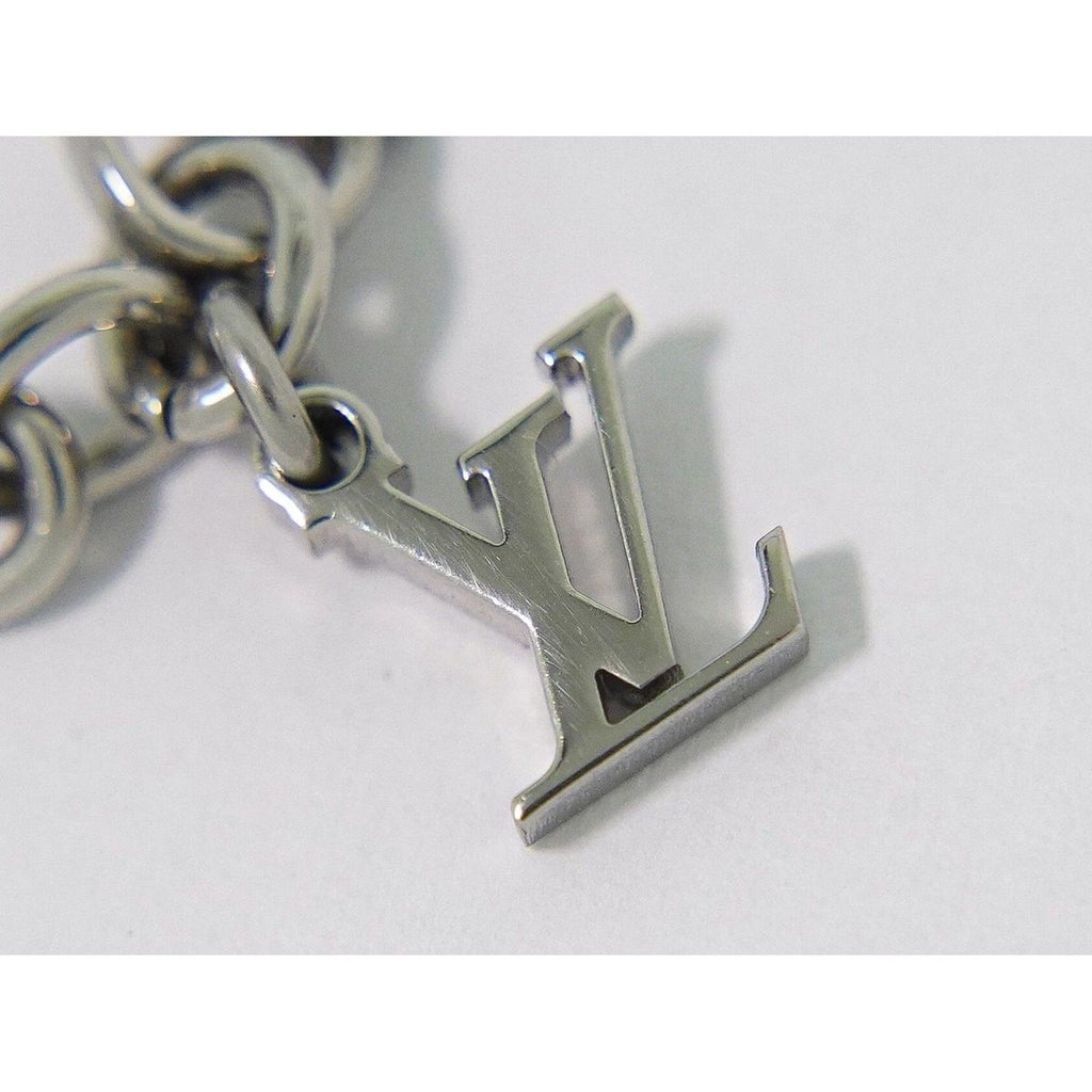 Louis Vuitton LV Bracelet Monogram Gold Metal Silver — view 4