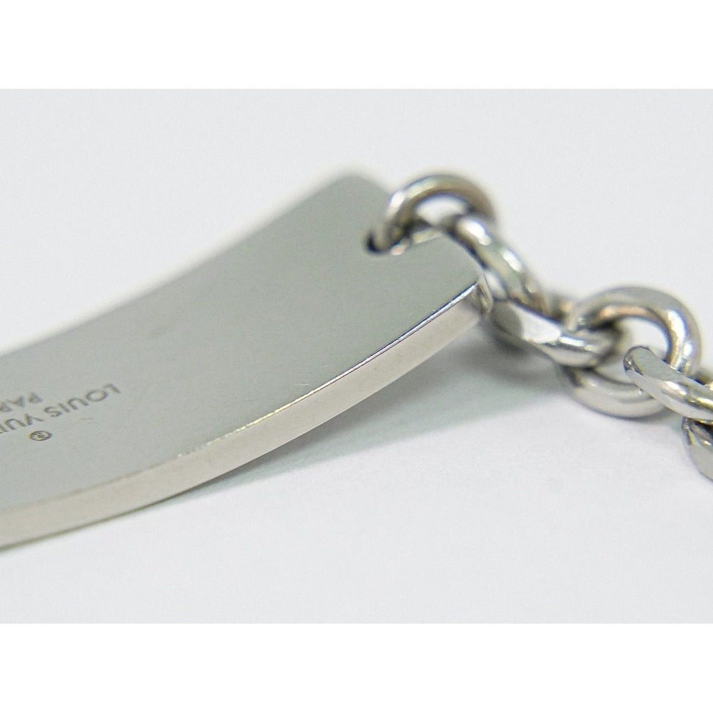 Louis Vuitton LV Bracelet Monogram Gold Metal Silver — view 5