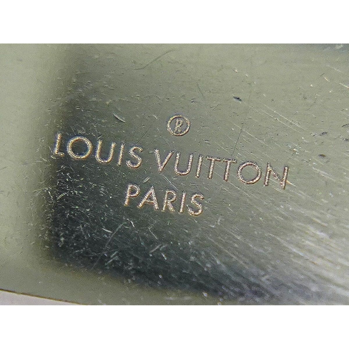Louis Vuitton LV Bracelet Monogram Gold Metal Silver — view 7