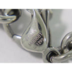 Louis Vuitton LV Bracelet Monogram Gold Metal Silver — view 8