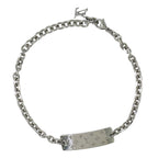 Louis Vuitton LV Bracelet Monogram Gold Metal Silver
