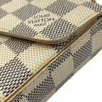 Louis Vuitton Damier Azur Pochette Shoulder Bag Gold — view 5